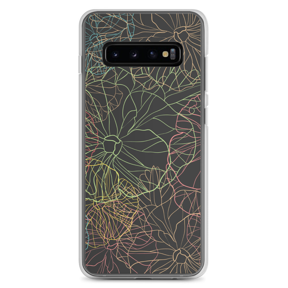 Neon Dark Floral - Sustainably Made Samsung Case