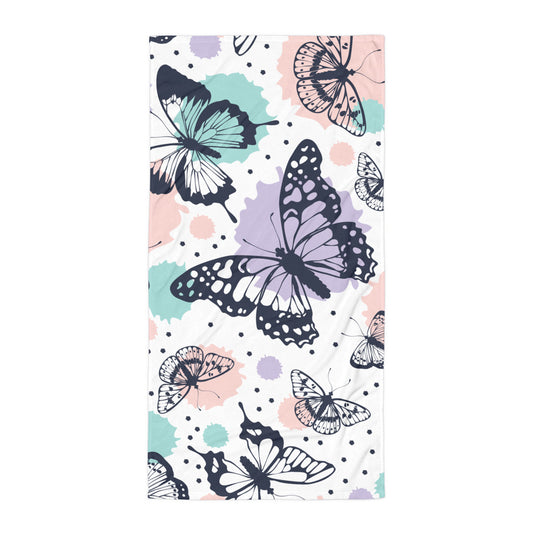Butterflies - Sustainably Made Towel