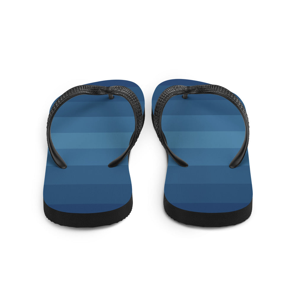 Gradient Blue - Sustainably Made Flip-Flops