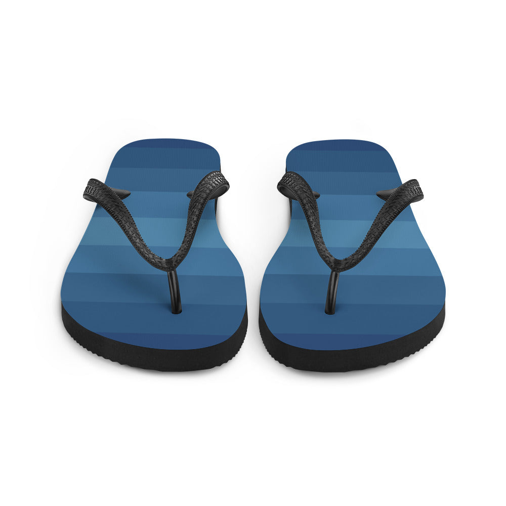 Gradient Blue - Sustainably Made Flip-Flops
