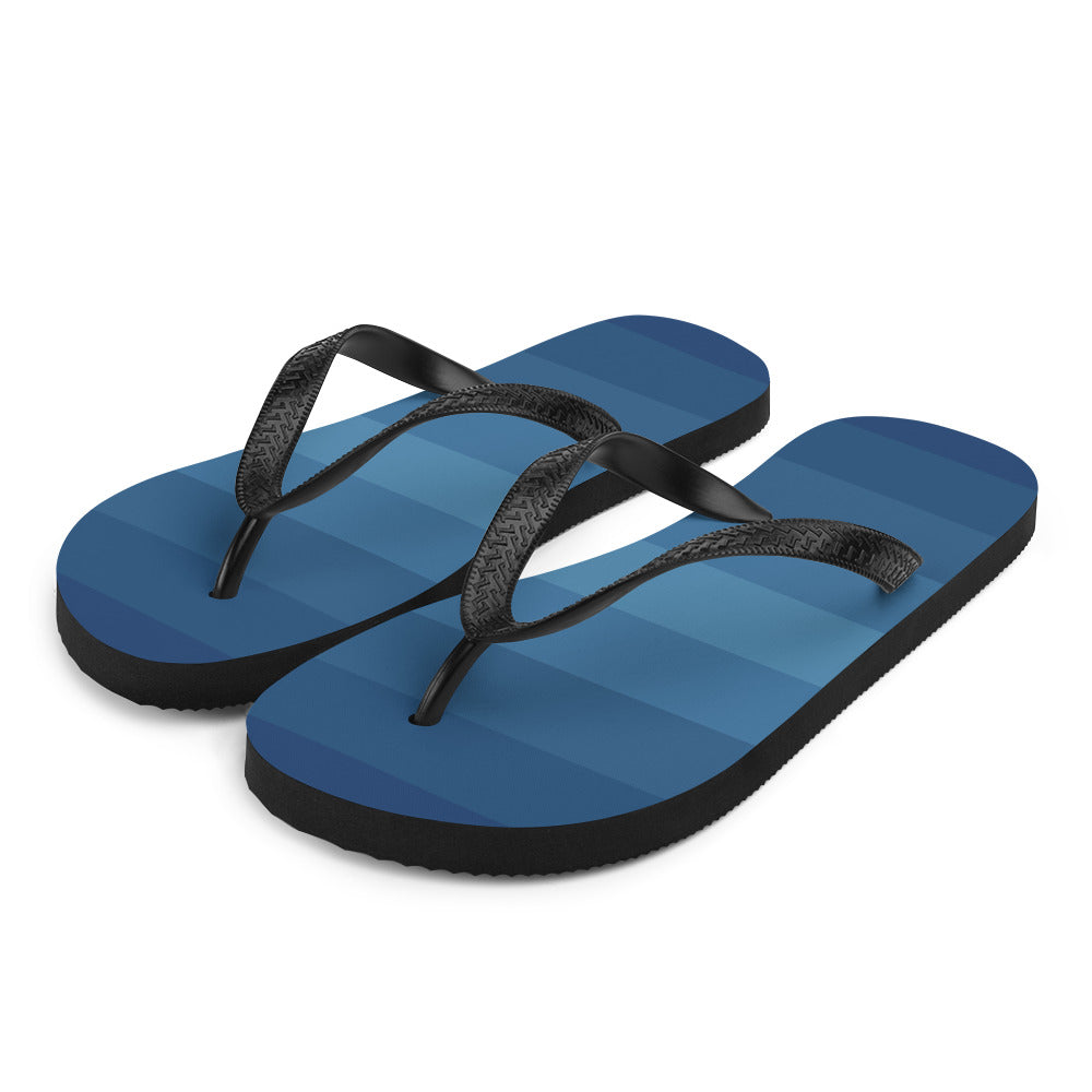 Gradient Blue - Sustainably Made Flip-Flops