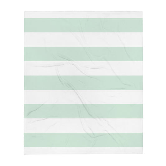Sailor Mint - Sustainably Made Throw Blanket