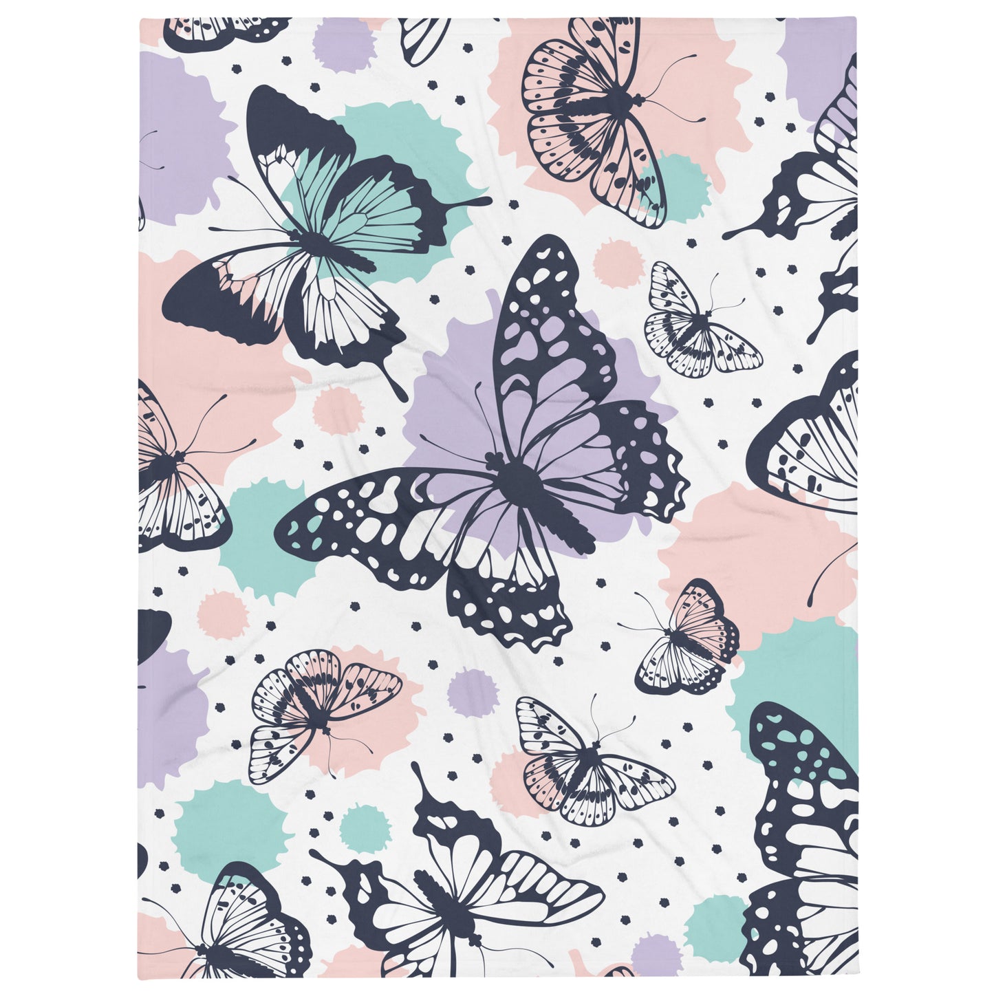 Butterflies - Sustainably Made Throw Blanket