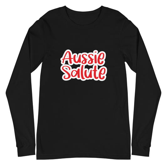 Aussie Salute - Sustainably Made Long Sleeve Tee