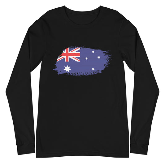 Australia Flag - Sustainably Made Long Sleeve Tee