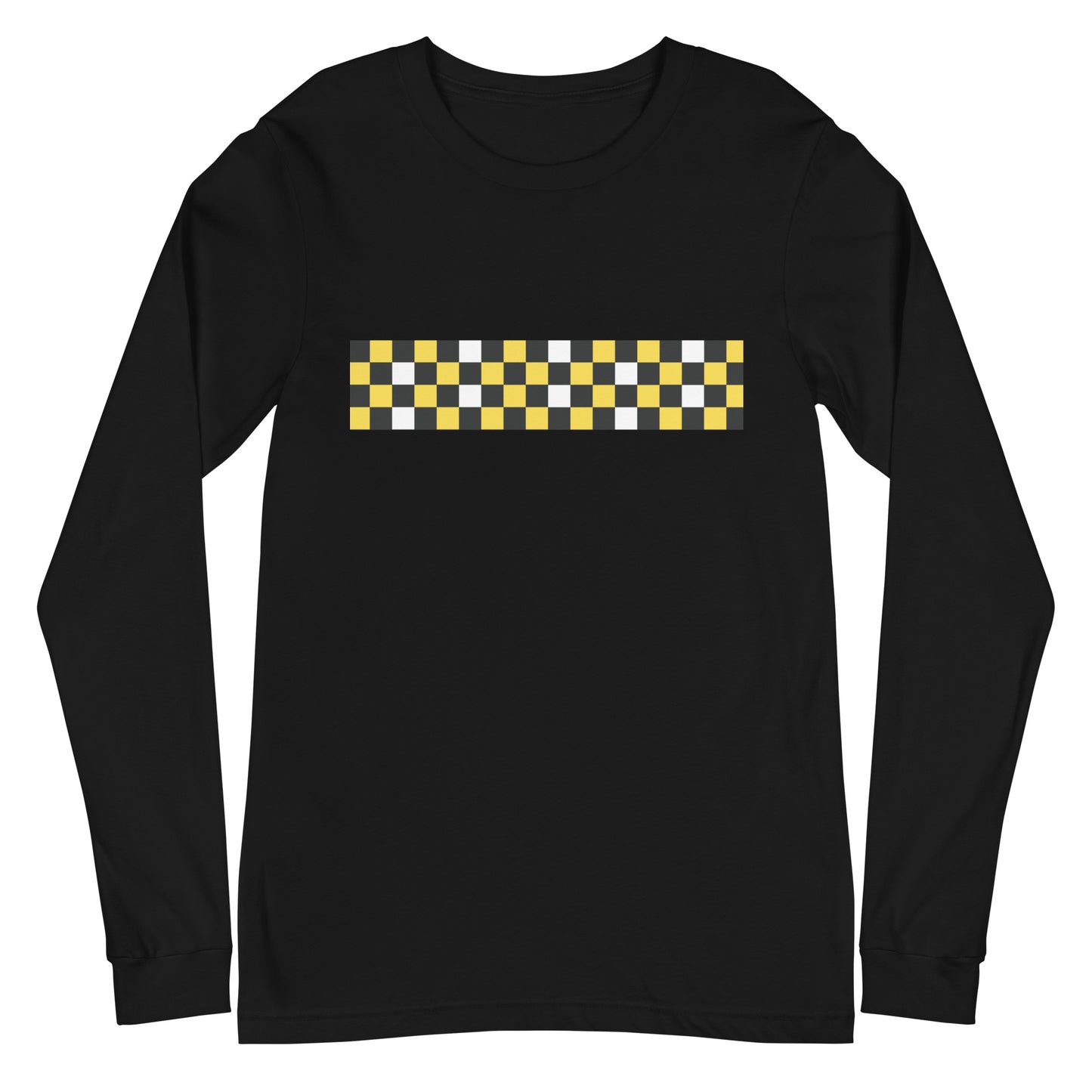 Chequered Flag - Sustainably Made Long Sleeve Tee
