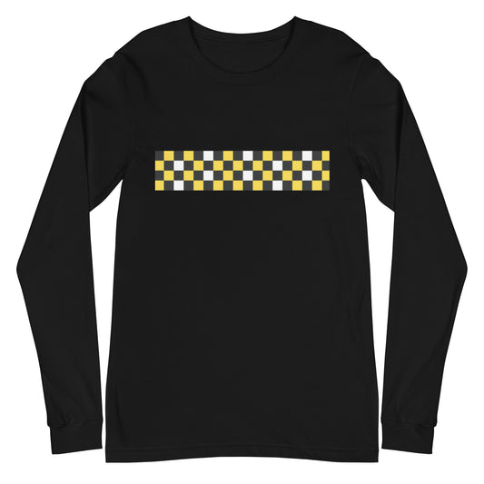 Chequered Flag - Sustainably Made Long Sleeve Tee