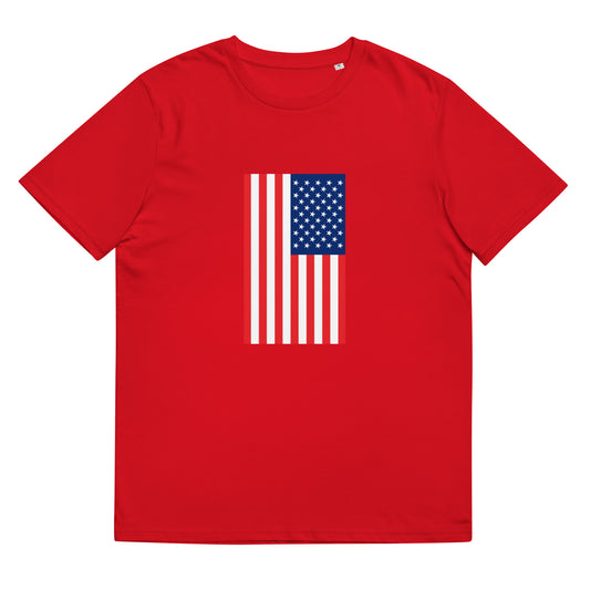 U.S.A Flag - Sustainably Made Men's organic cotton t-shirt