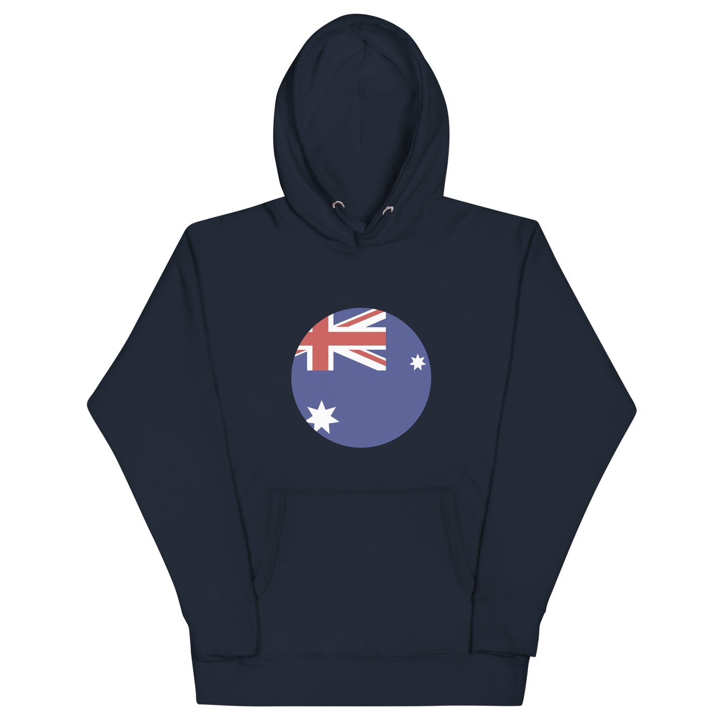 Australia Flag Circle - Sustainably Made Hoodie