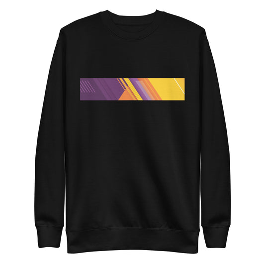Retro Block Colors - Sustainably Made Sweatshirt