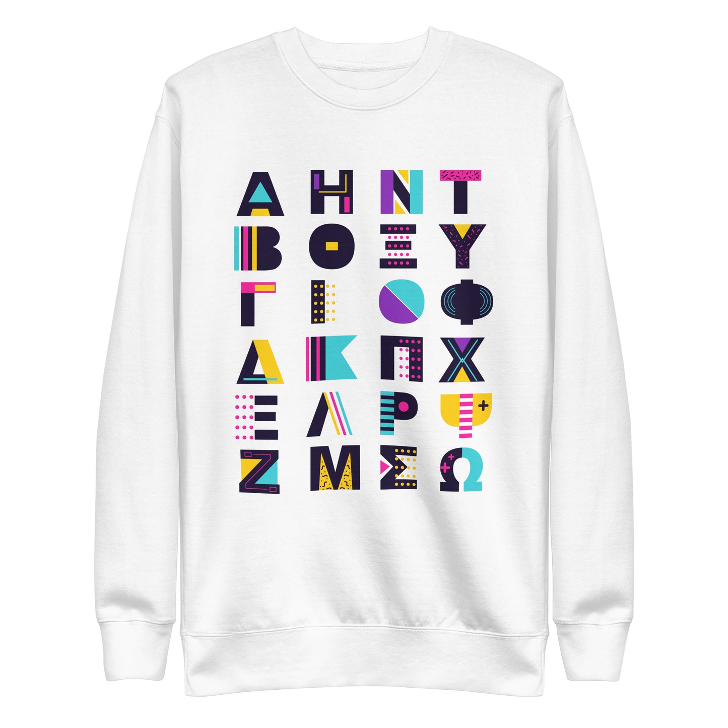 Alphabet Design - Sustainably Made Sweatshirt