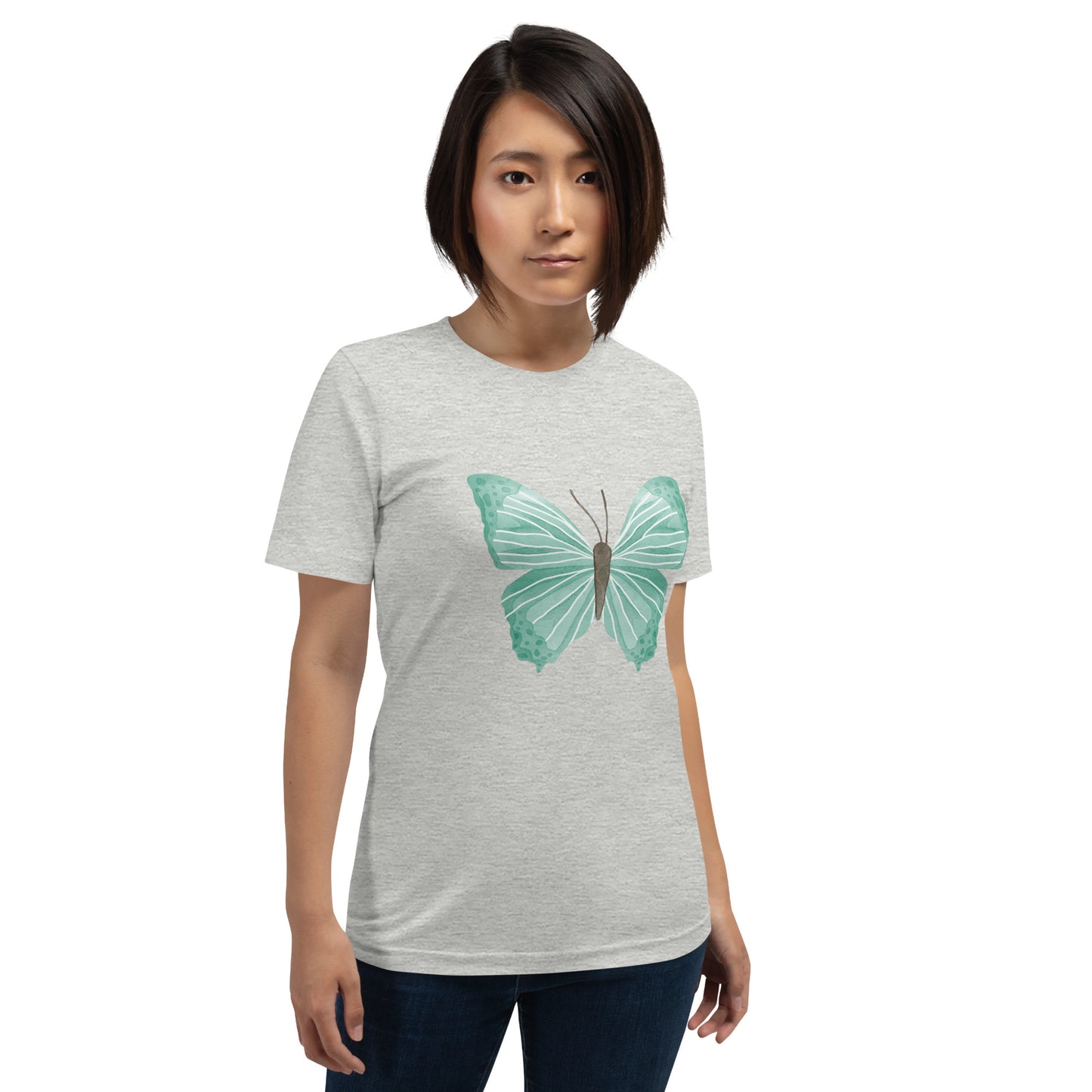 Green Butterfly - Sustainably Made Women’s Short Sleeve Tee