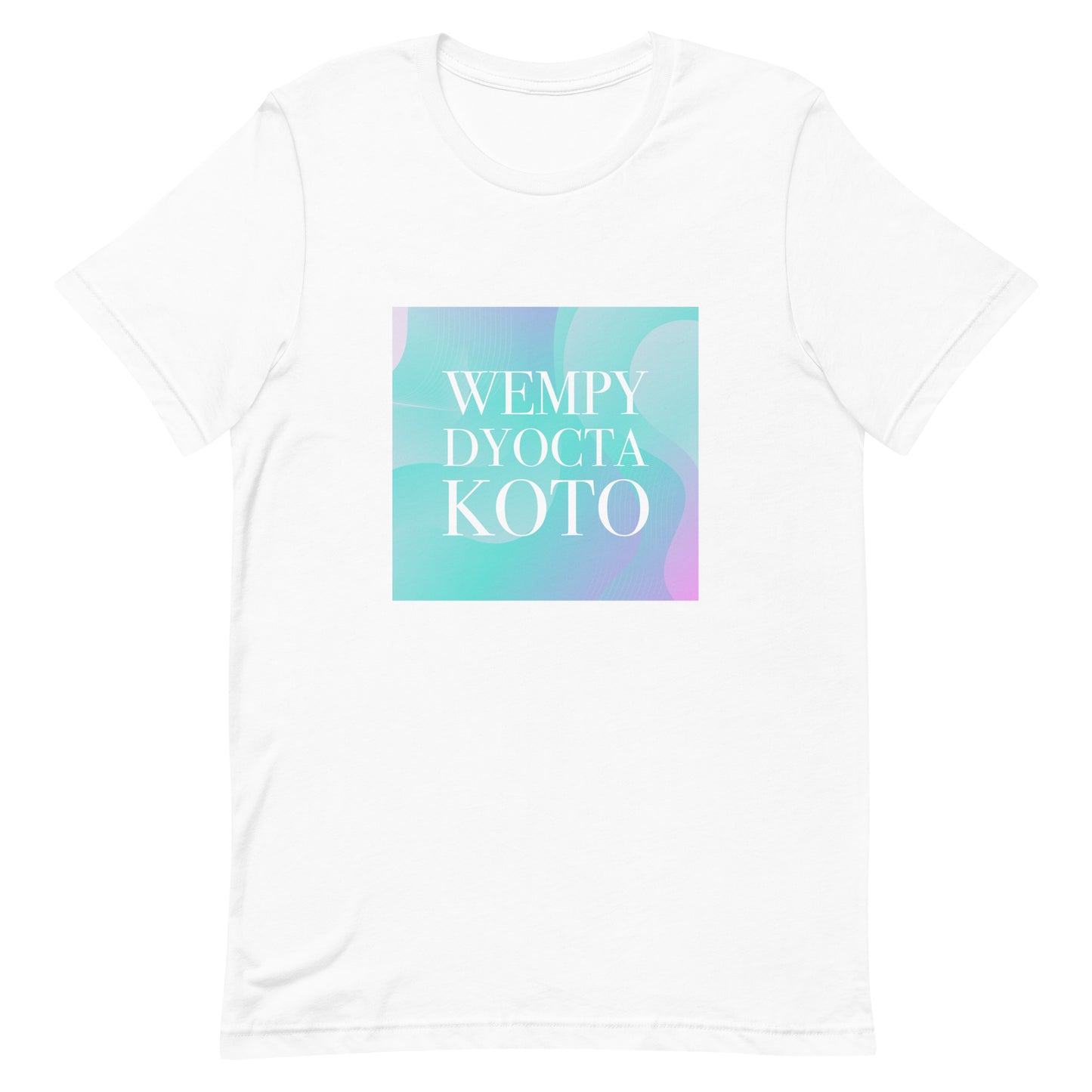 WDK Water Color Logo - Sustainably Made Men's Short Sleeve Tee