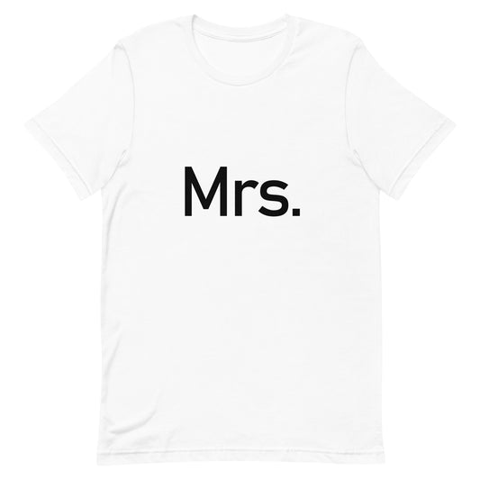 Mrs. - Sustainably Made Women’s Short Sleeve Tee