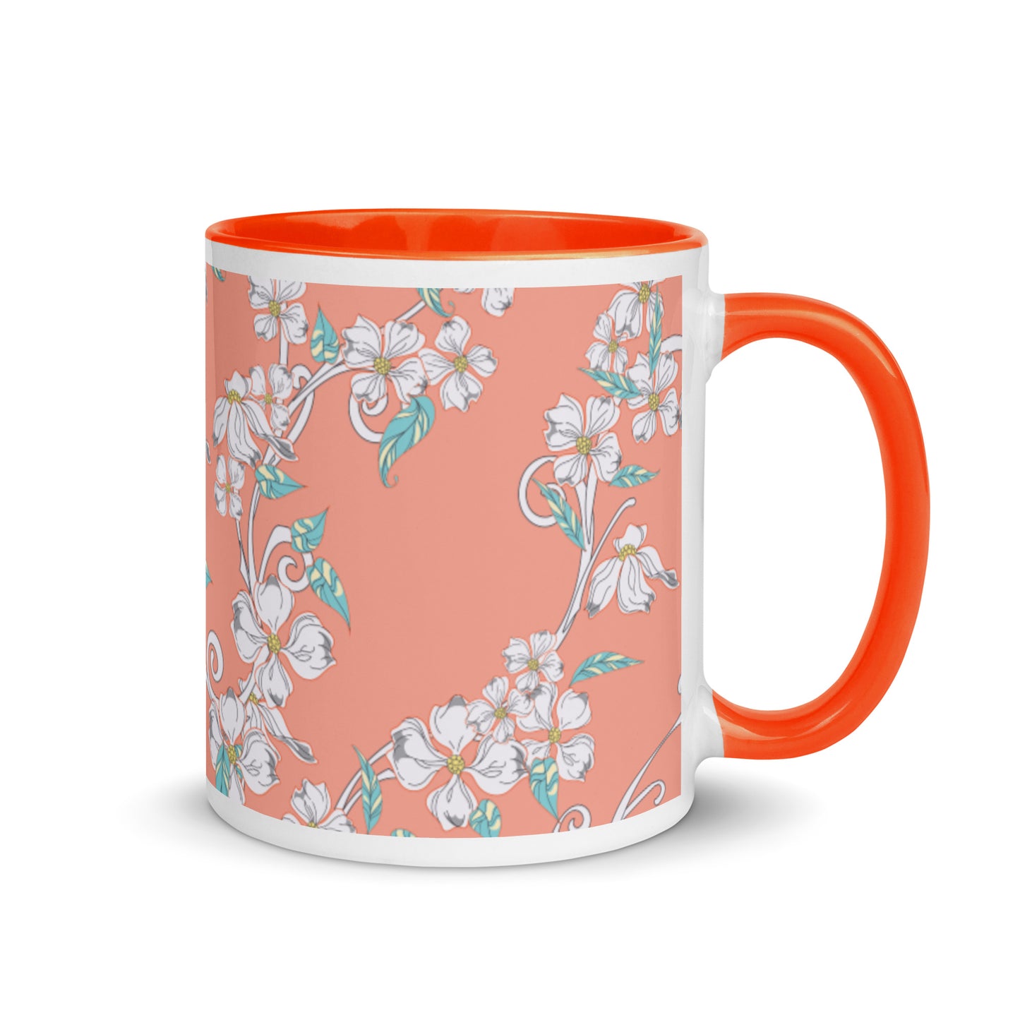 Pink Floral - Sustainably Made Coffee Mug