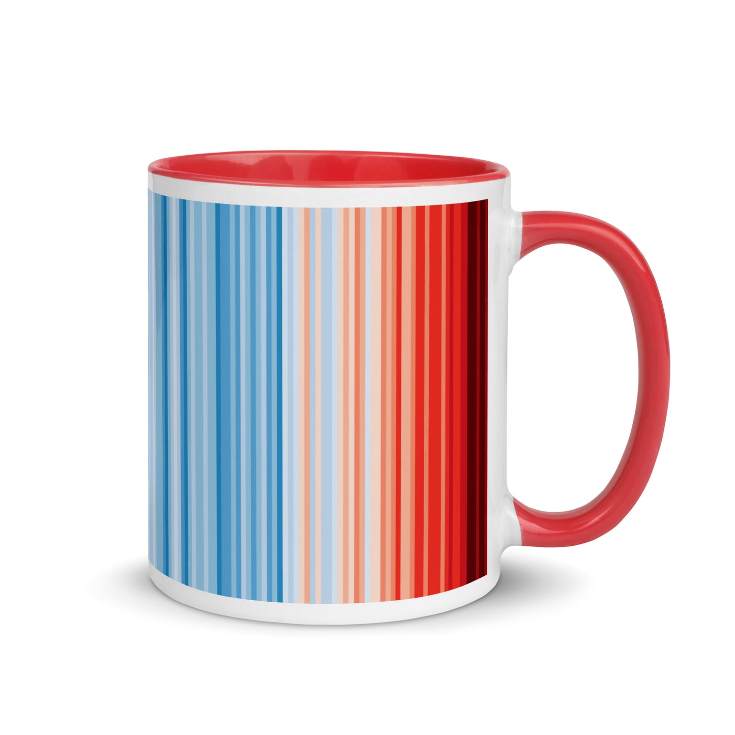 Climate Change Global Warming Stripes - Sustainably Made Coffee Mug