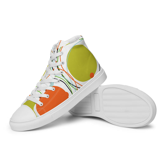 Orbit - Sustainably Made Women’s high top canvas shoes