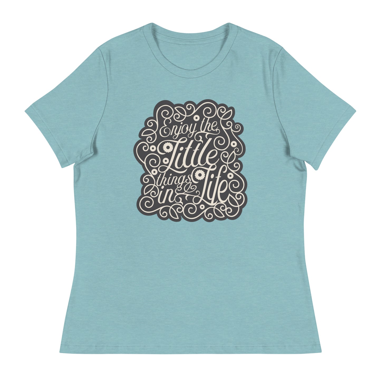 Enjoy The Little Things In Life - Sustainably Made Women’s Short Sleeve Tee