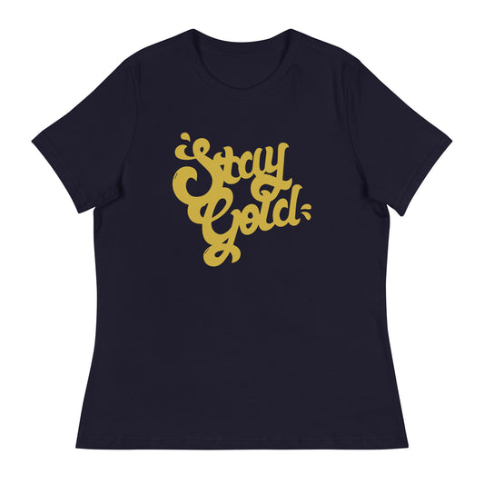 Stay Gold - Sustainably Made Women’s Short Sleeve Tee