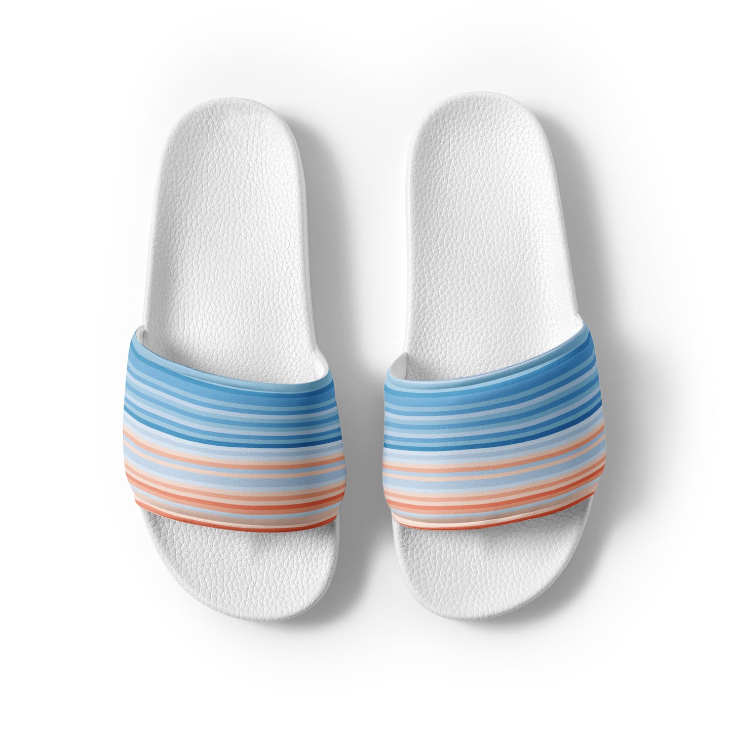 Climate Change Global Warming Stripes - Sustainably Made Women's slides