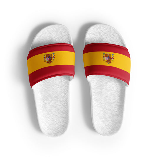 Spain Flag - Sustainably Made Women's slides