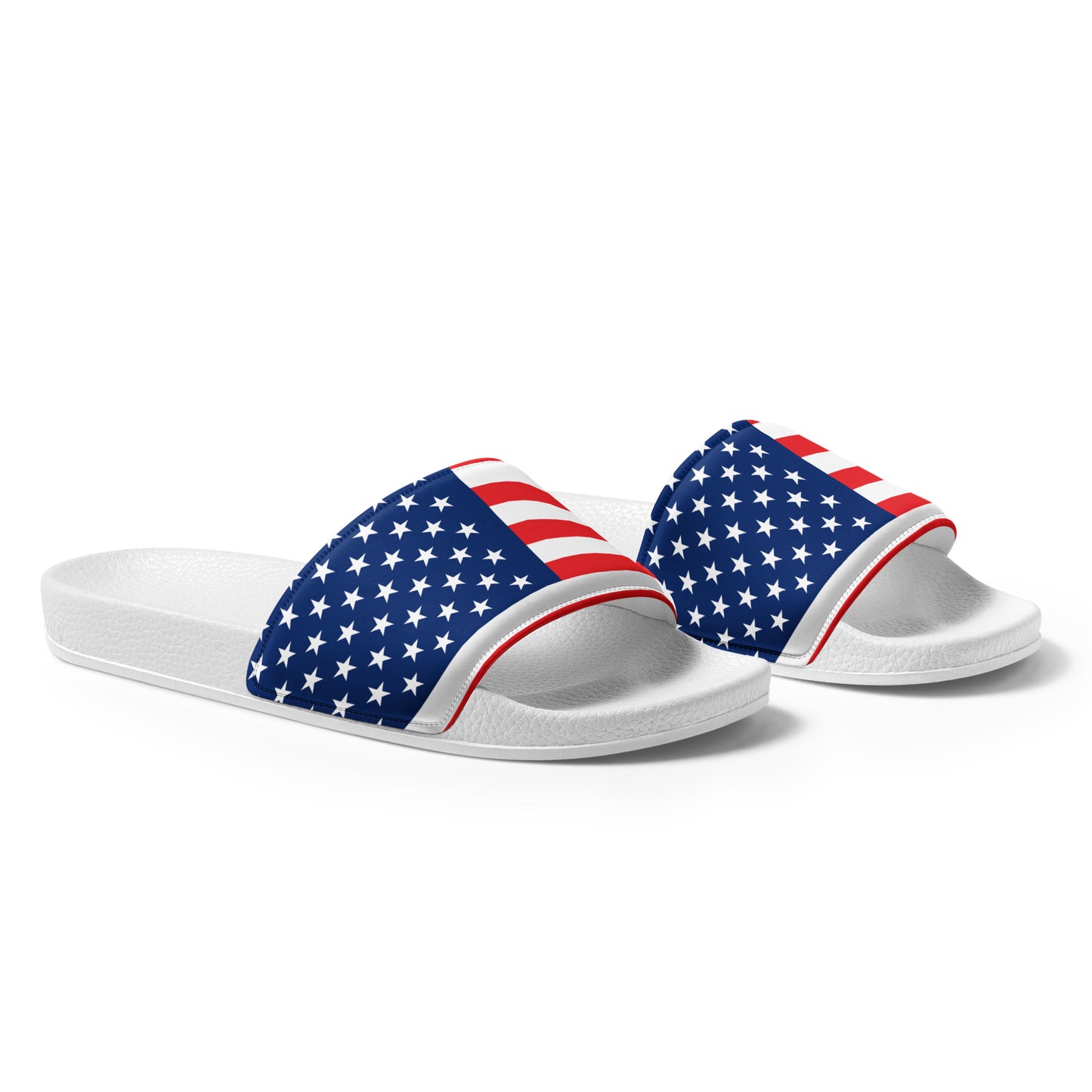 U.S.A Flag - Sustainably Made Women's slides