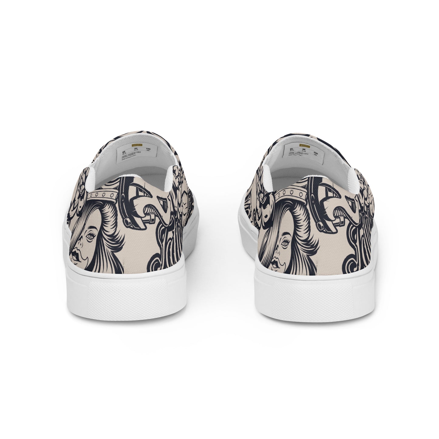 Tattoo Style - Women’s slip-on canvas shoes