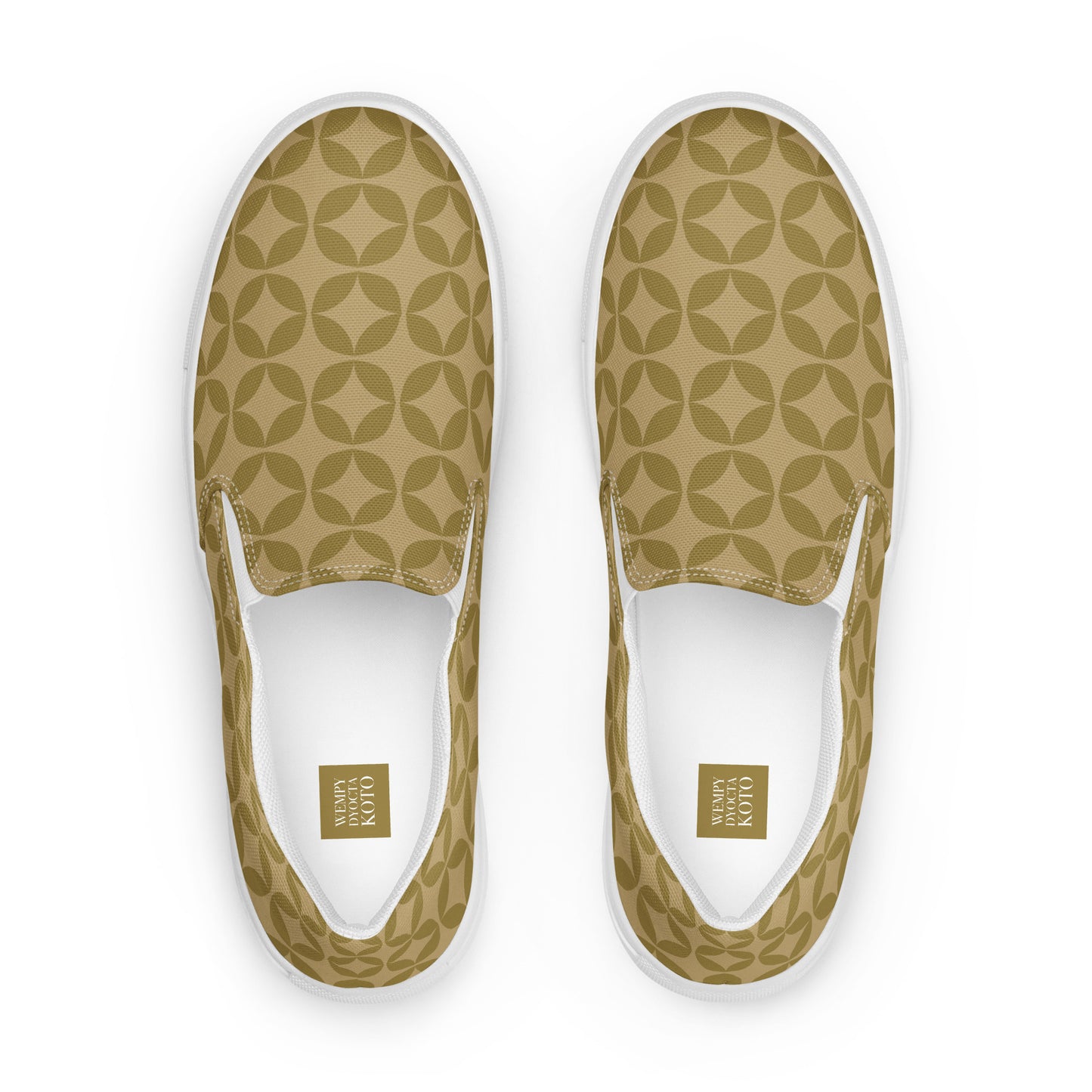 Wempy Dyocta Koto Signature Luxury - Sustainably Made Women’s slip-on canvas shoes