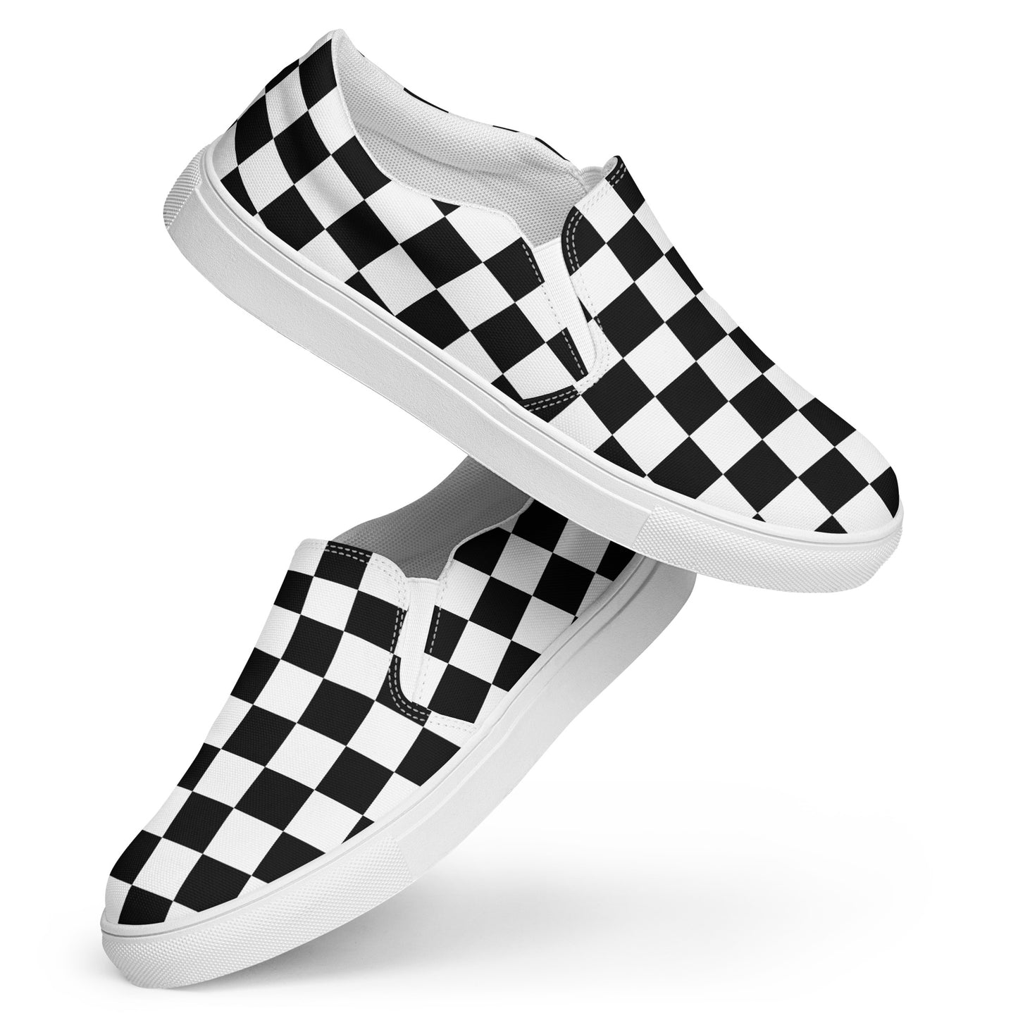Checkmate - Inspired By Harry Styles - Sustainably Made Women’s slip-on canvas shoes