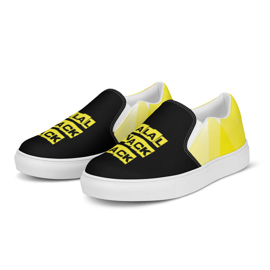 Halal Snack Pack  - Sustainably Made Women’s slip-on canvas shoes