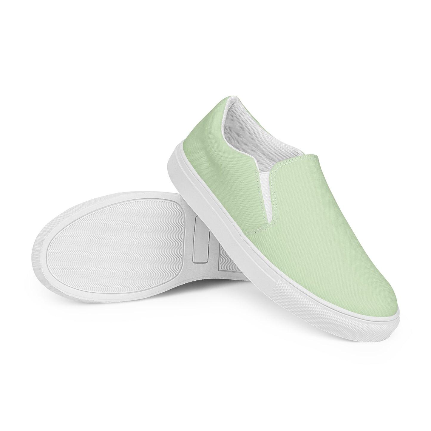 Mint - Sustainably Made Women's  Slip-On Canvas Shoes