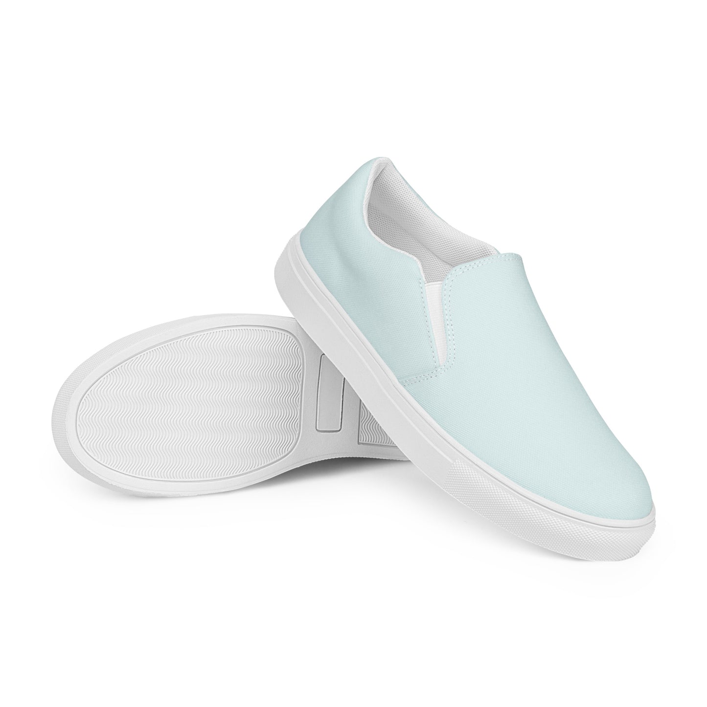 Light Blue - Sustainably Made Women's  Slip-On Canvas Shoes