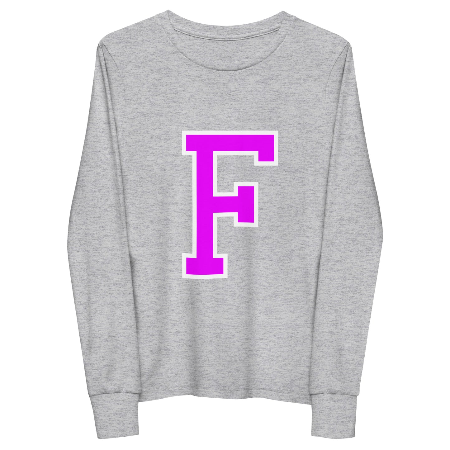 F -  Sustainably Made Kids Long Sleeve T-shirt