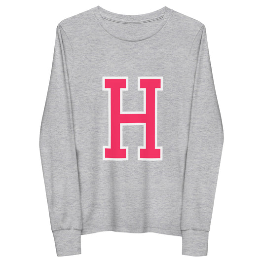 H -  Sustainably Made Kids Long Sleeve T-shirt