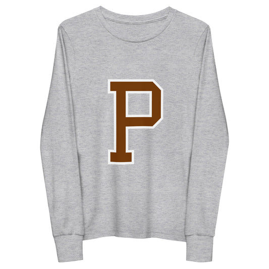 P -  Sustainably Made Kids Long Sleeve T-shirt