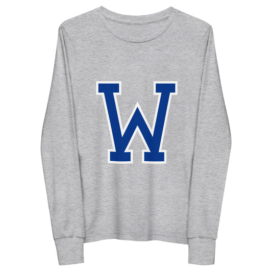 W -  Sustainably Made Kids Long Sleeve T-shirt