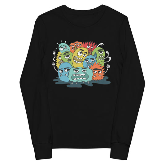 Monster Family - Sustainably Made Kids Long Sleeve T-shirt