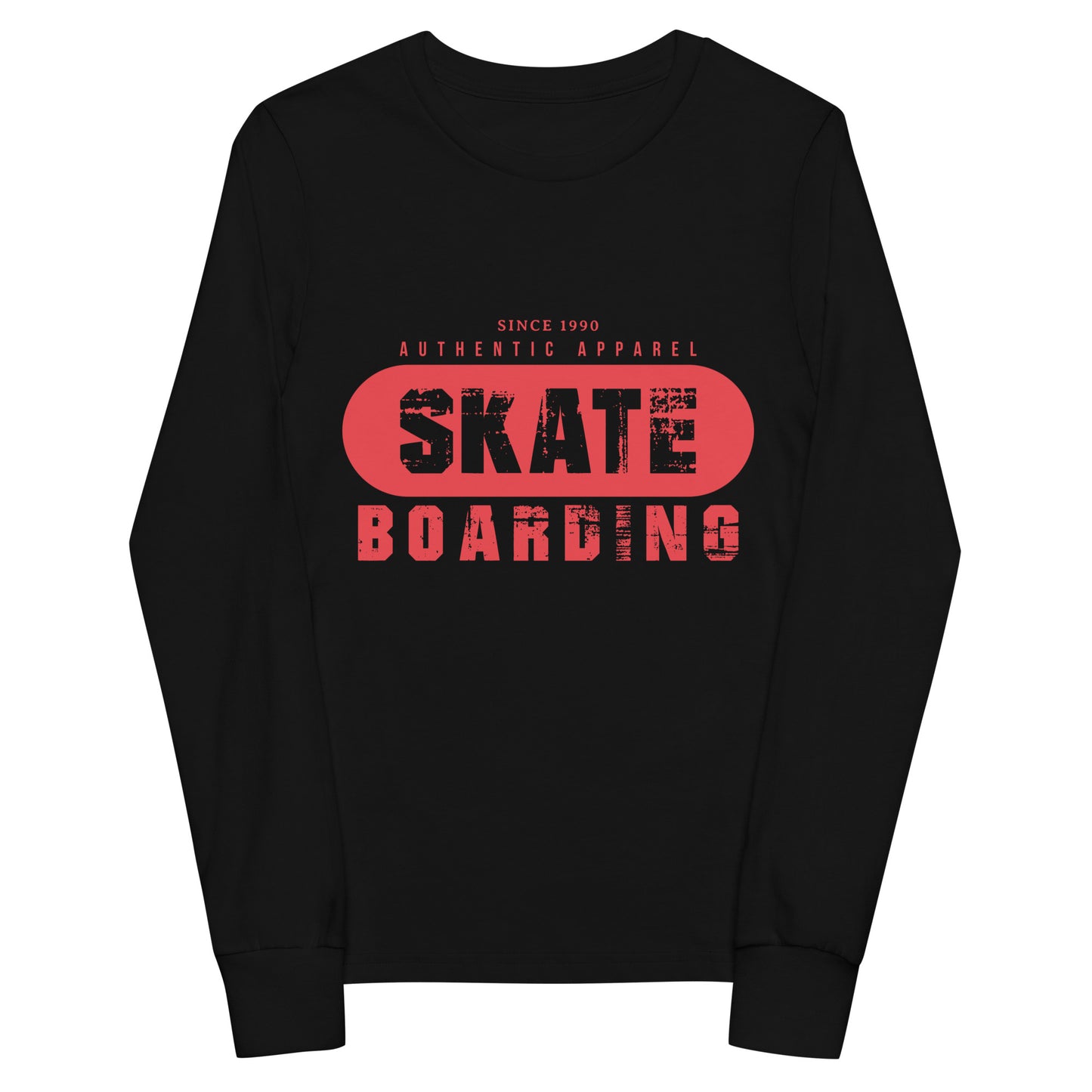 Skateboarding - Sustainably Made Kids Long Sleeve T-shirt