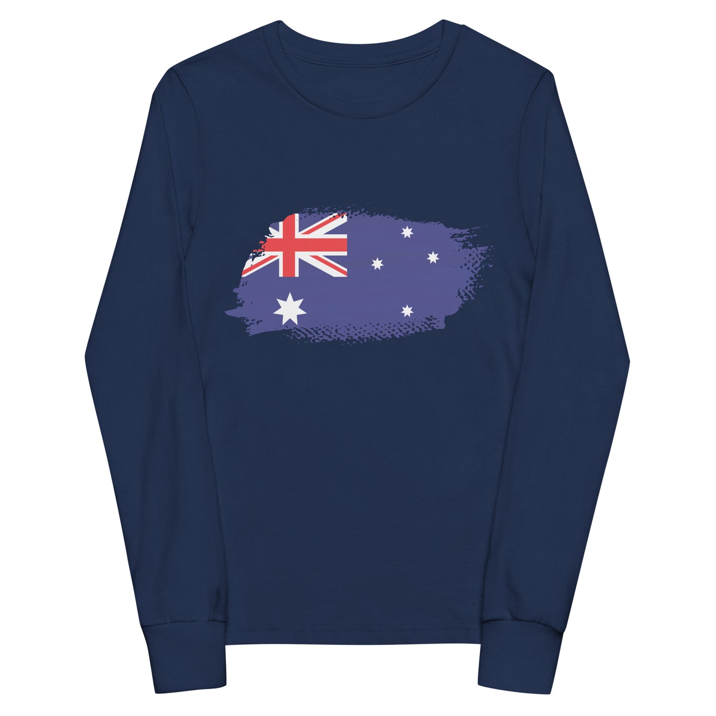Australia Flag - Sustainably Made Kids Long Sleeve T-shirt