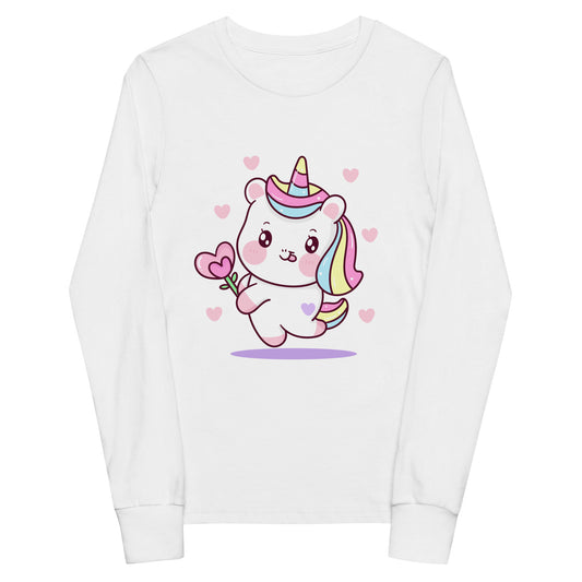 Sweet Unicorn - Sustainably Made Kids Long Sleeve T-shirt