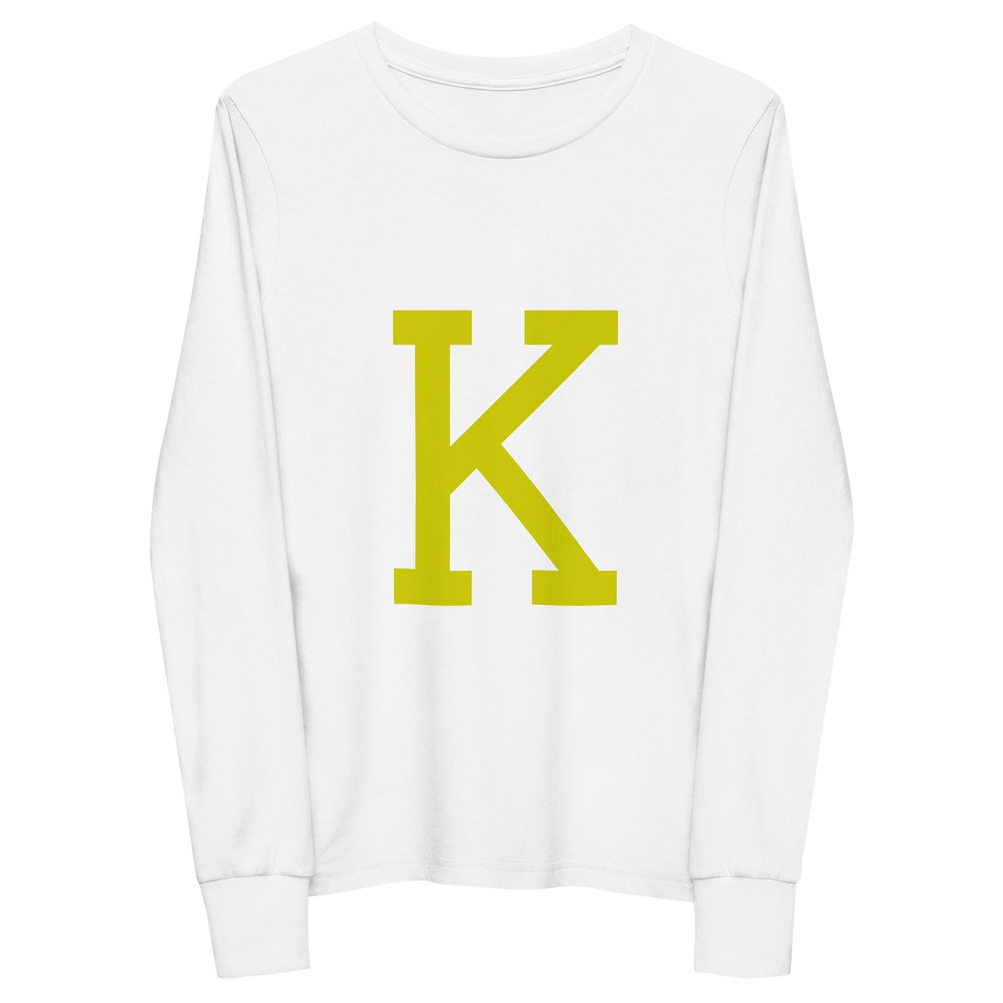 K -  Sustainably Made Kids Long Sleeve T-shirt