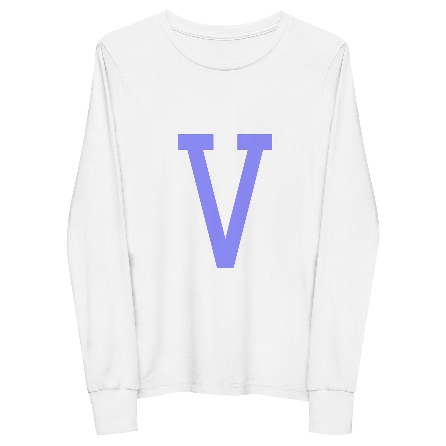 V -  Sustainably Made Kids Long Sleeve T-shirt